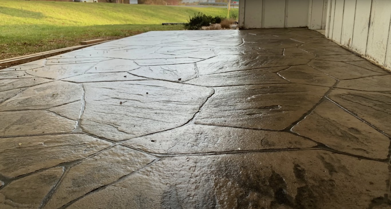Stamped and decorative concrete work in Rexburg, ID