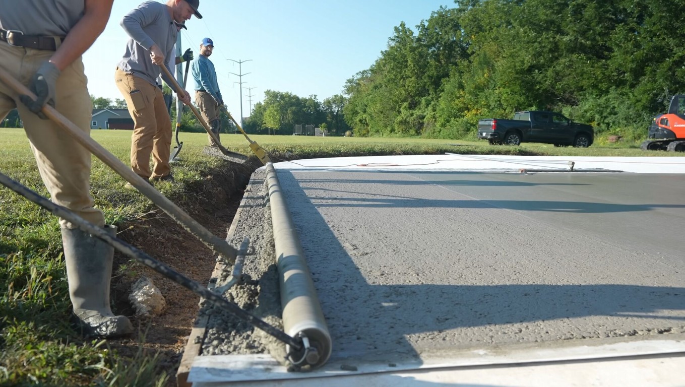 Sidewalk and walkway installation in Rexburg, ID